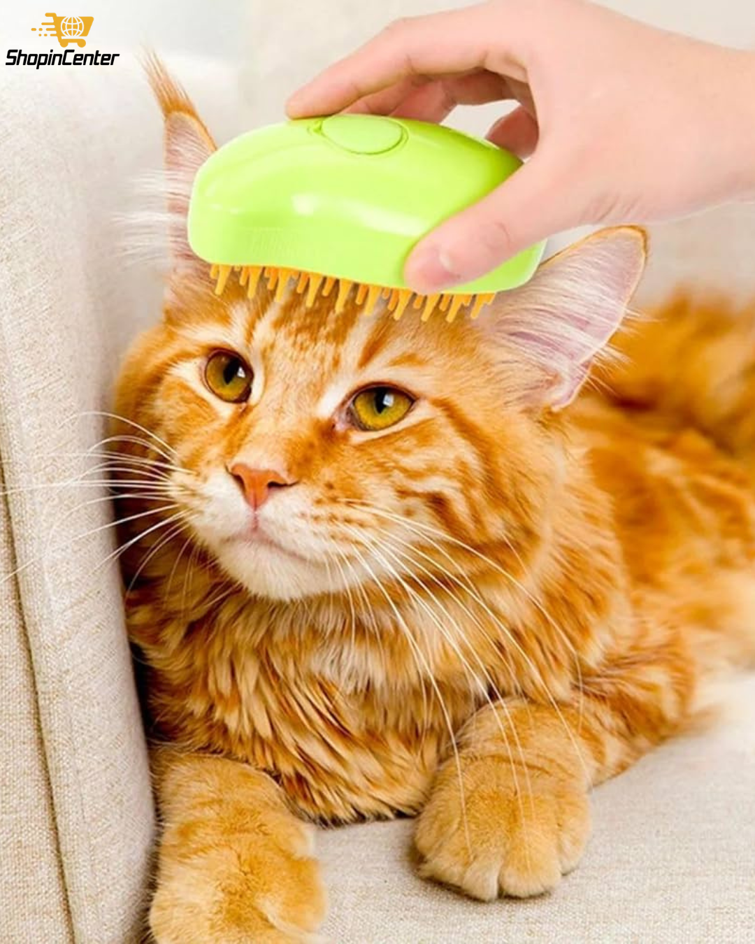 Cepillo de Vapor 3 en 1 para Mascotas
